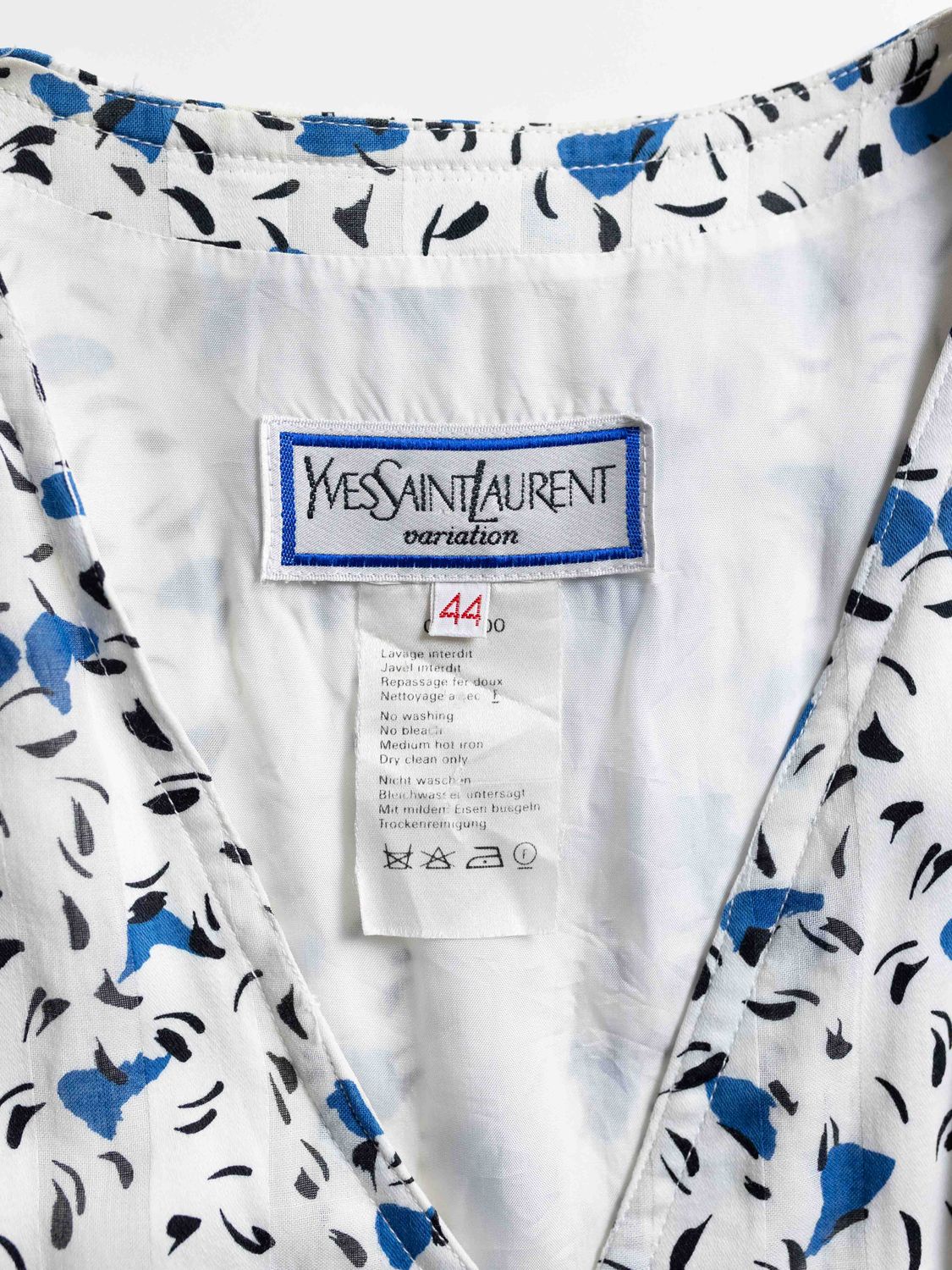 Yves Saint Laurent Floral Blouse