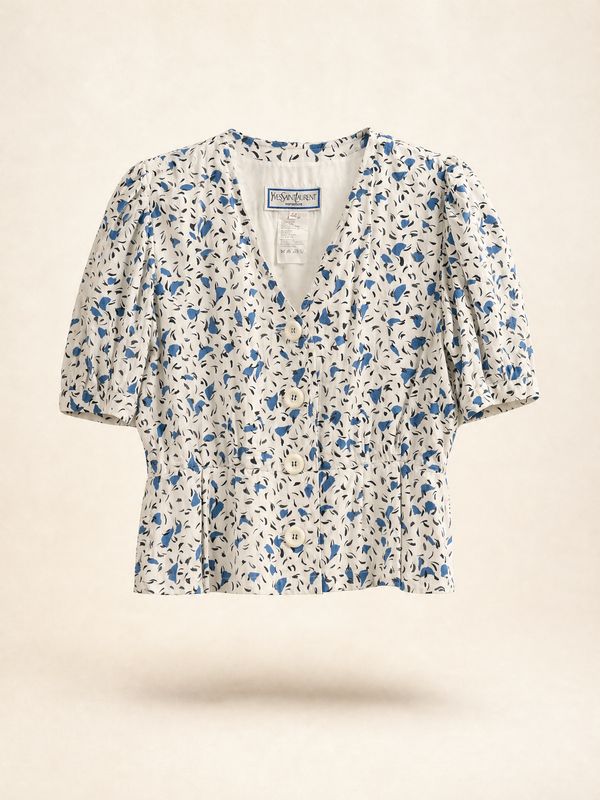 Yves Saint Laurent Floral Blouse