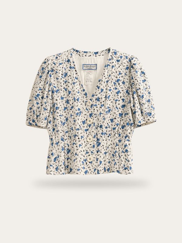 Yves Saint Laurent Floral Blouse