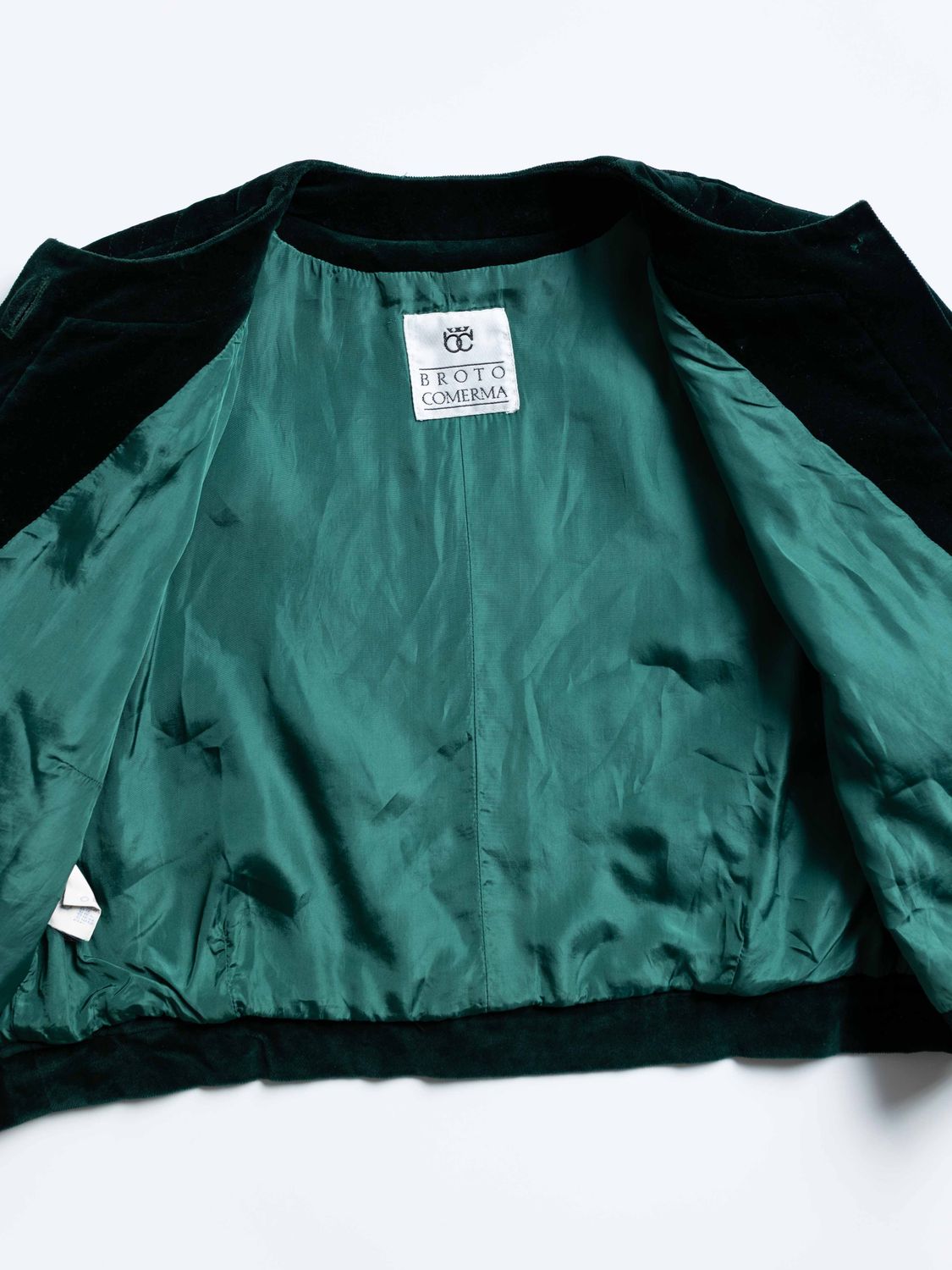 Vintage Emerald Green Velvet Jacket