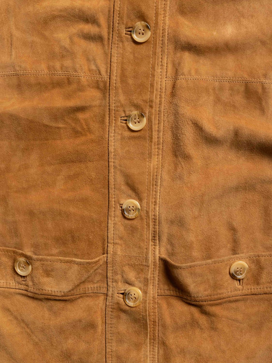 Suede Relaxed Shirt Jacket