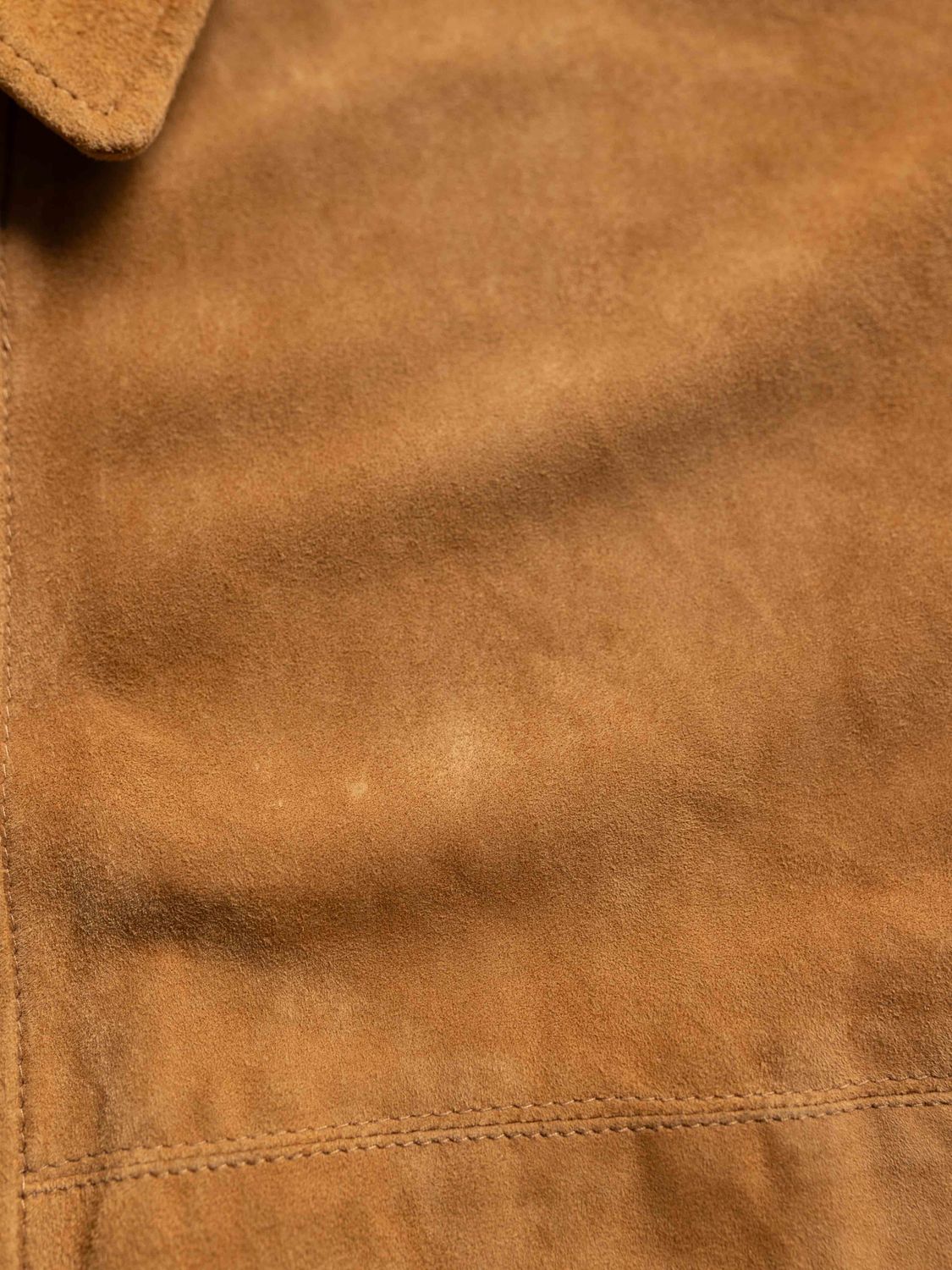 Suede Relaxed Shirt Jacket