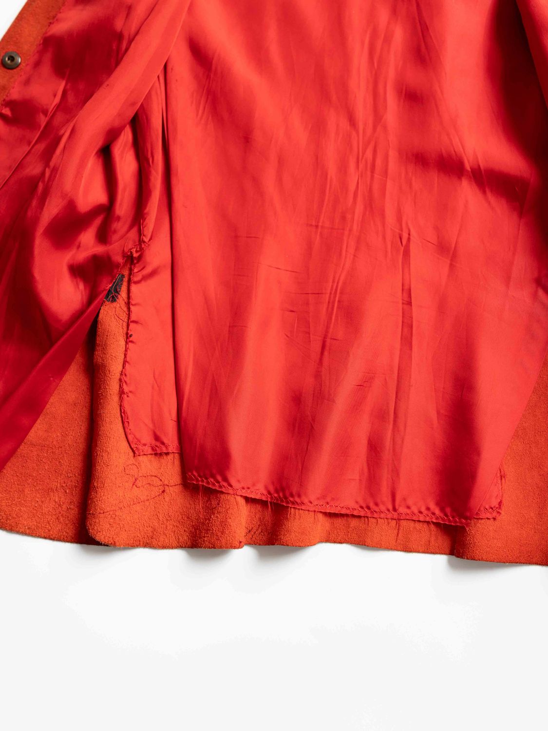 Vintage Red Leather Vest