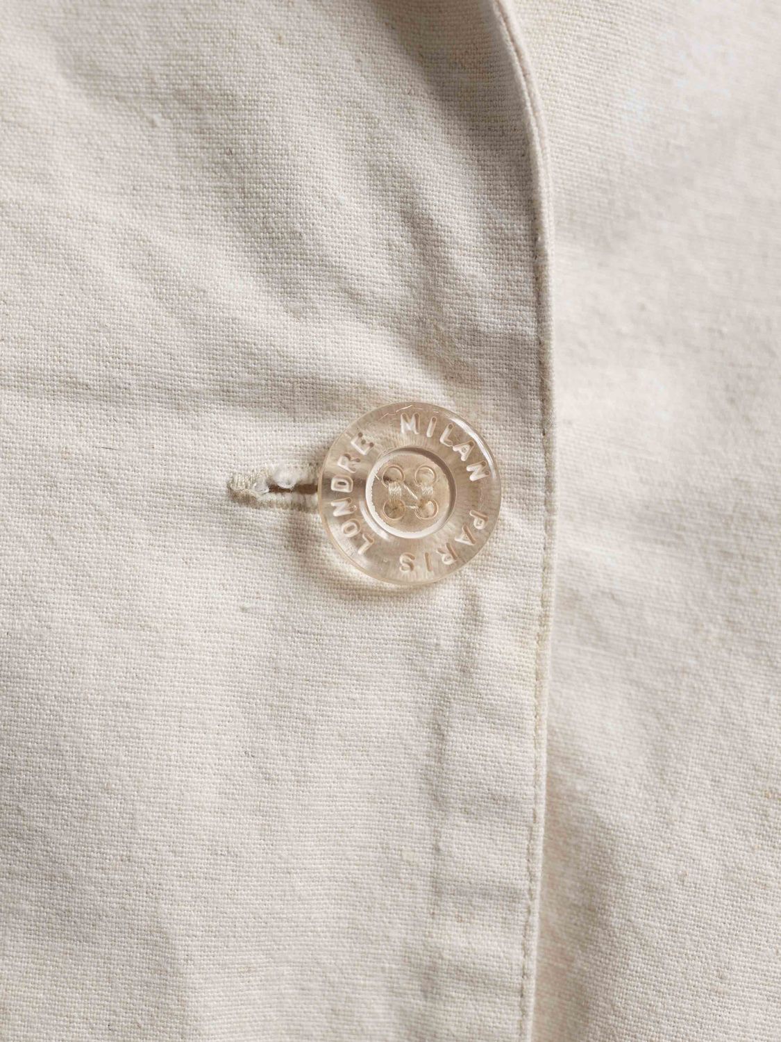 Vintage Oversized Linen Jacket