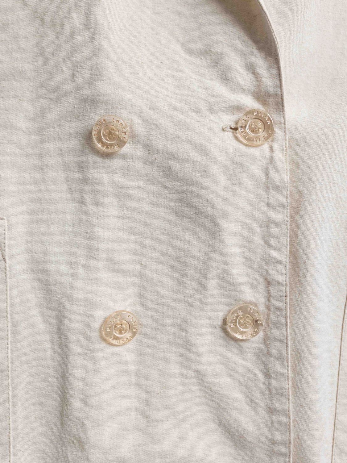 Vintage Oversized Linen Jacket