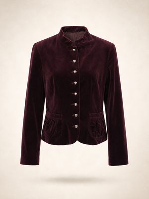 Velvet Aubergine Jacket