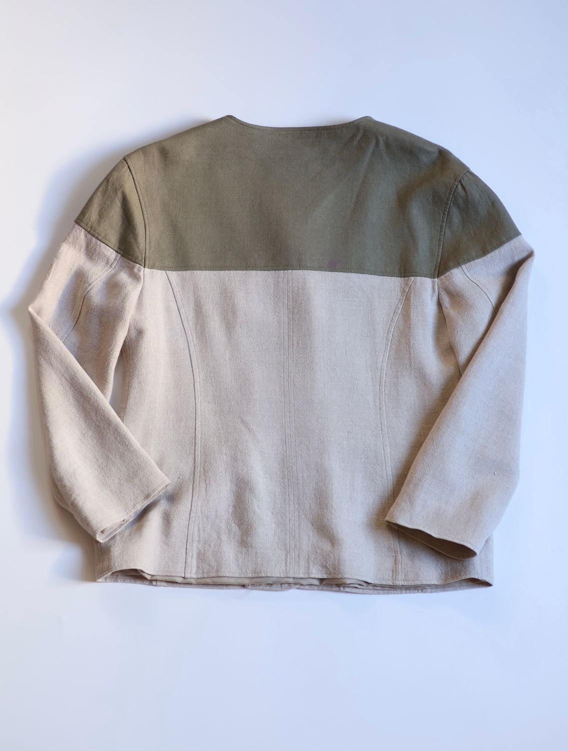 Sage Green Linen Jacket