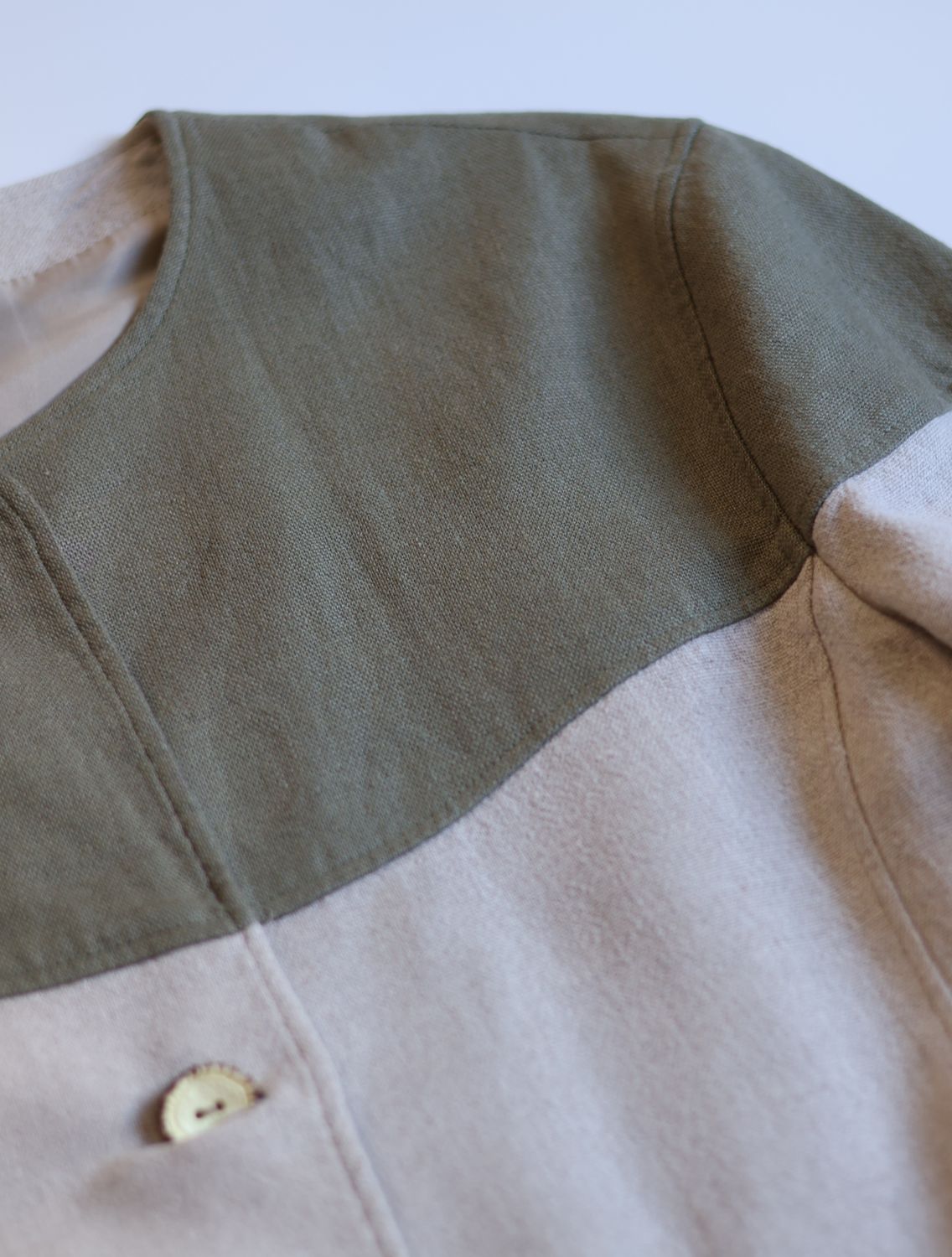 Sage Green Linen Jacket