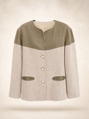 Sage Green Linen Jacket