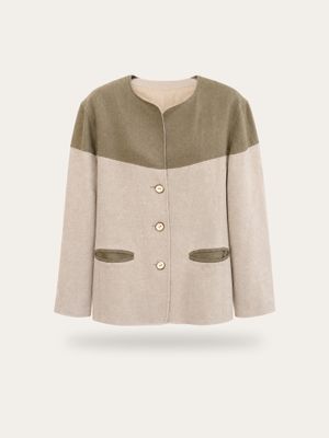 Sage Green Linen Jacket