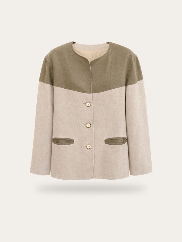 Sage Green Linen Jacket