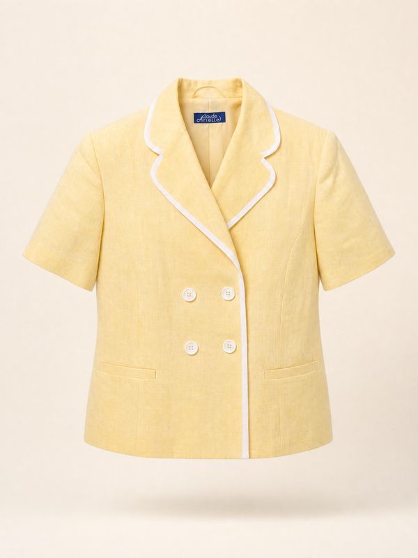 Claude Arielle Linen Blazer