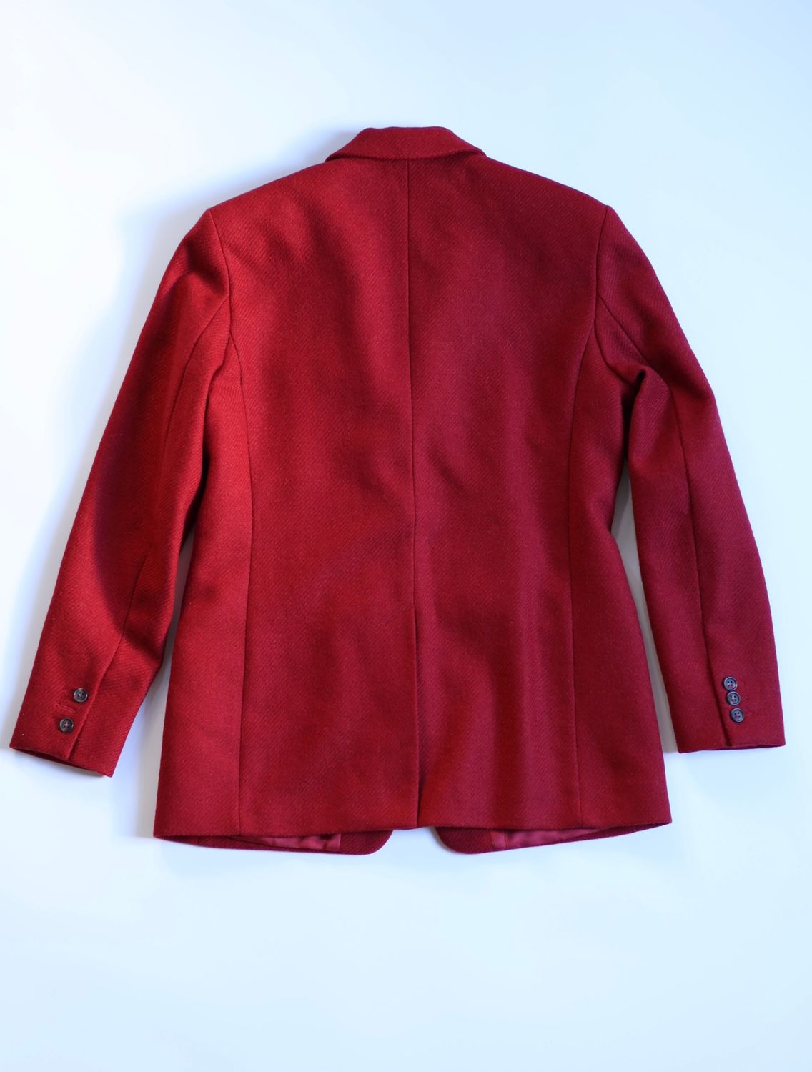 Max Mara Red Wool Blazer
