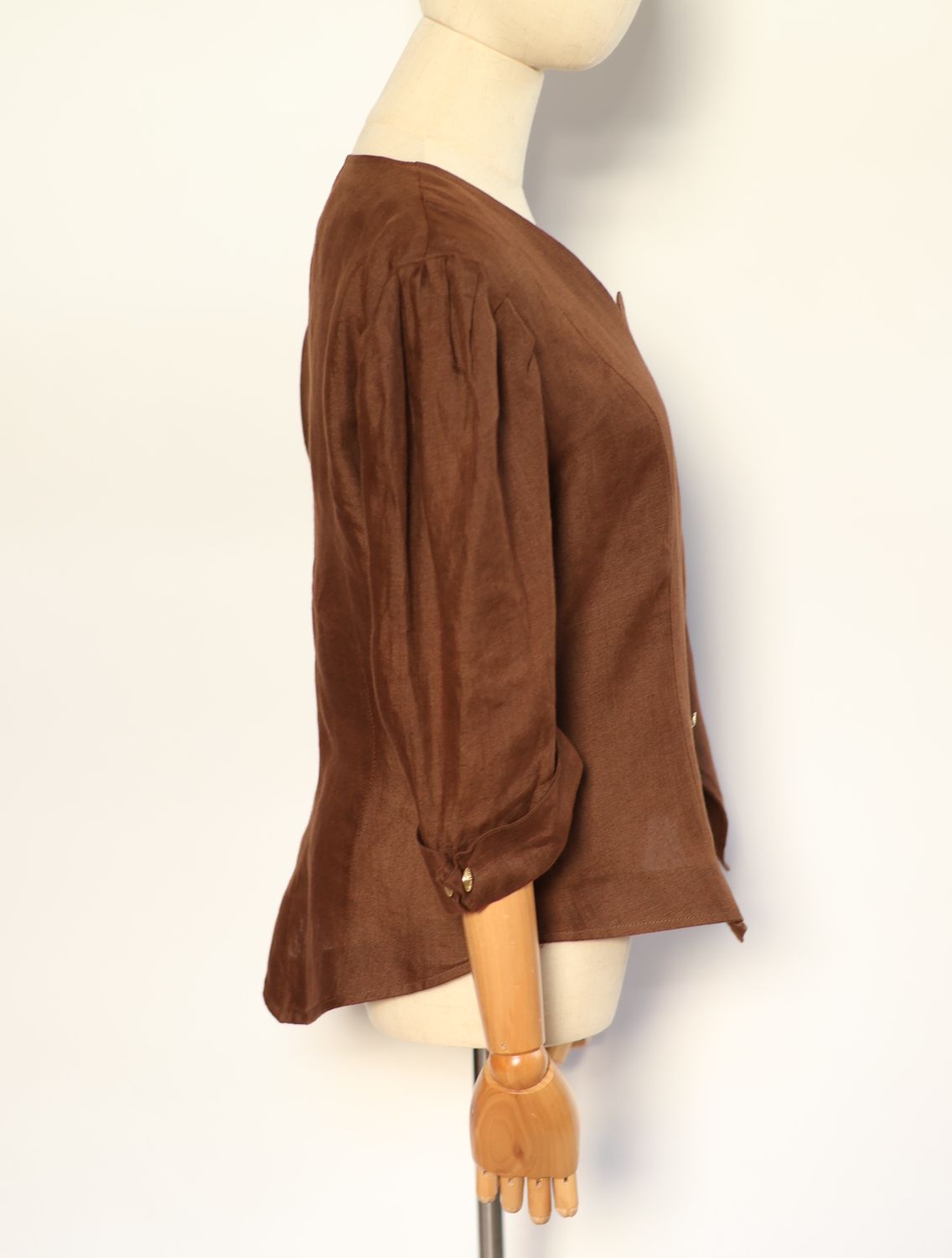 Vintage Puff Sleeves Jacket