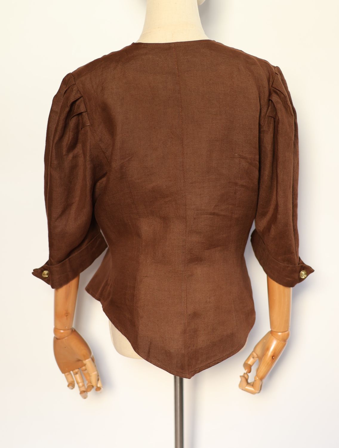 Vintage Puff Sleeves Jacket