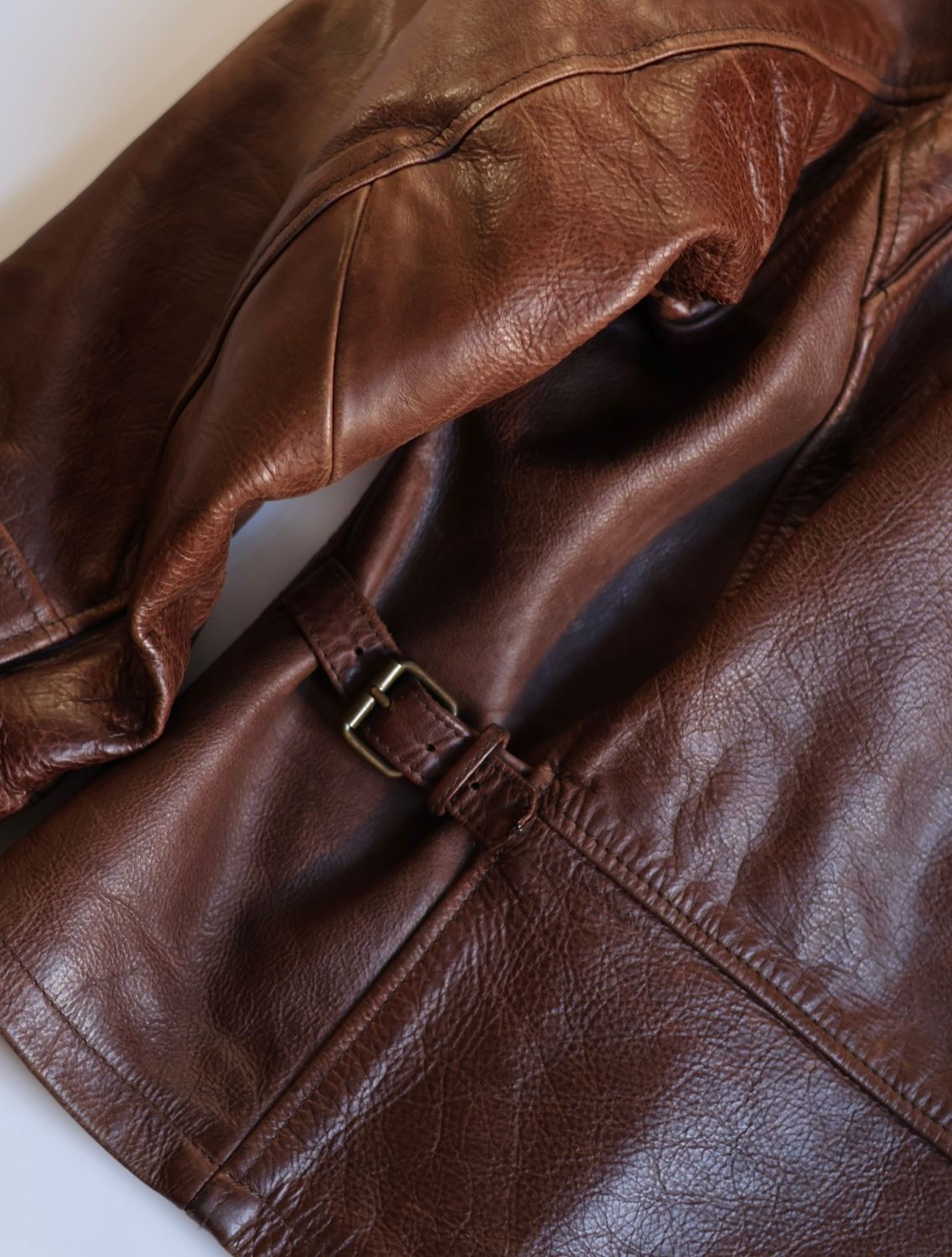 Moto Oversized Leather Jacket
