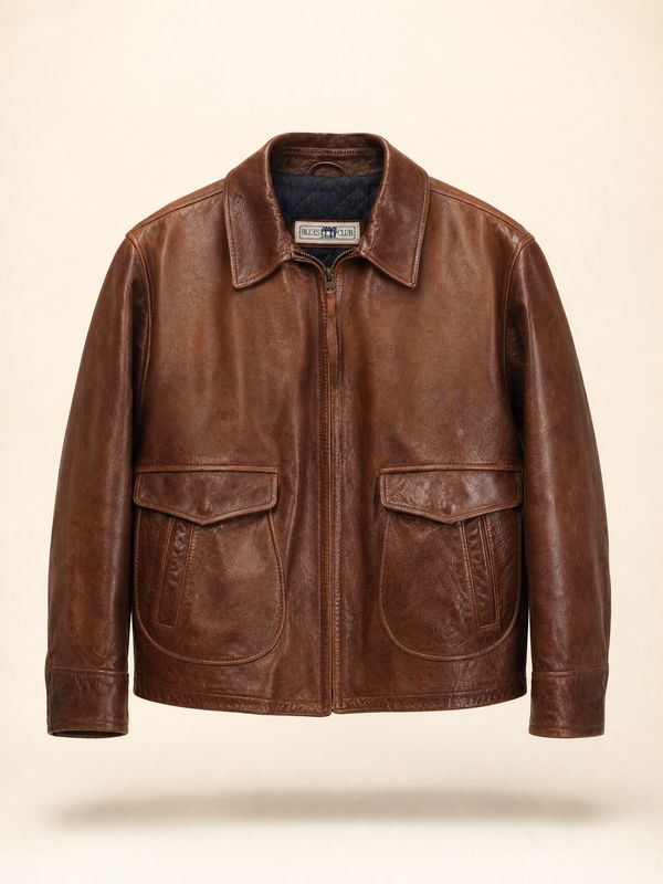 Moto Oversized Leather Jacket