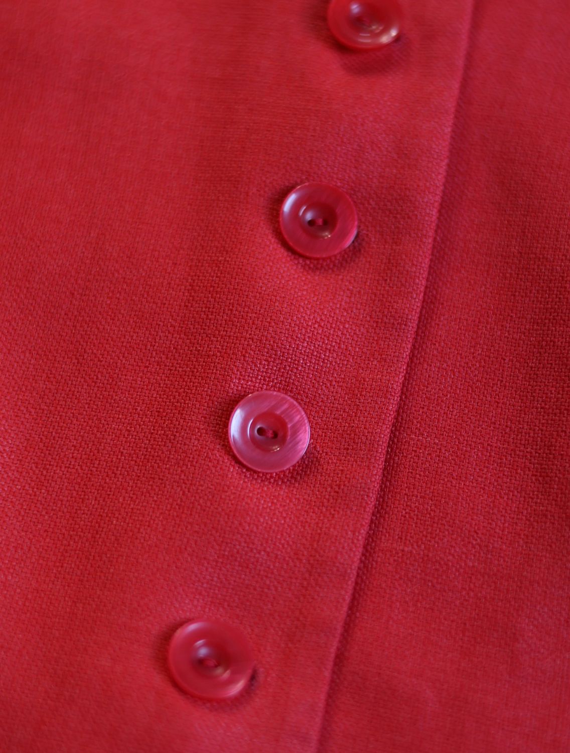 Red Wool Tailored Jacket