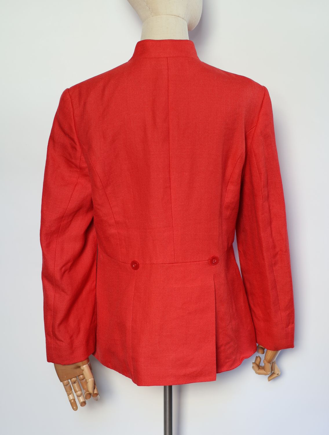 Red Wool Tailored Jacket