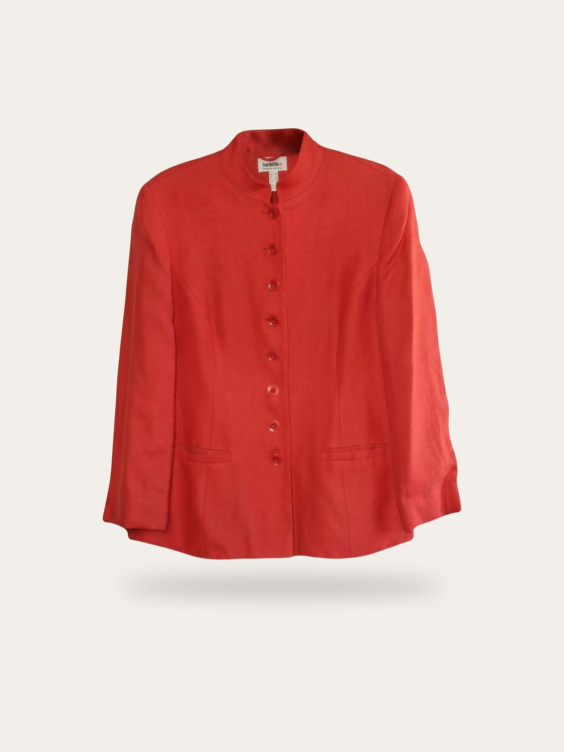 Red Wool Tailored Jacket Red Wool Tailored Jacket