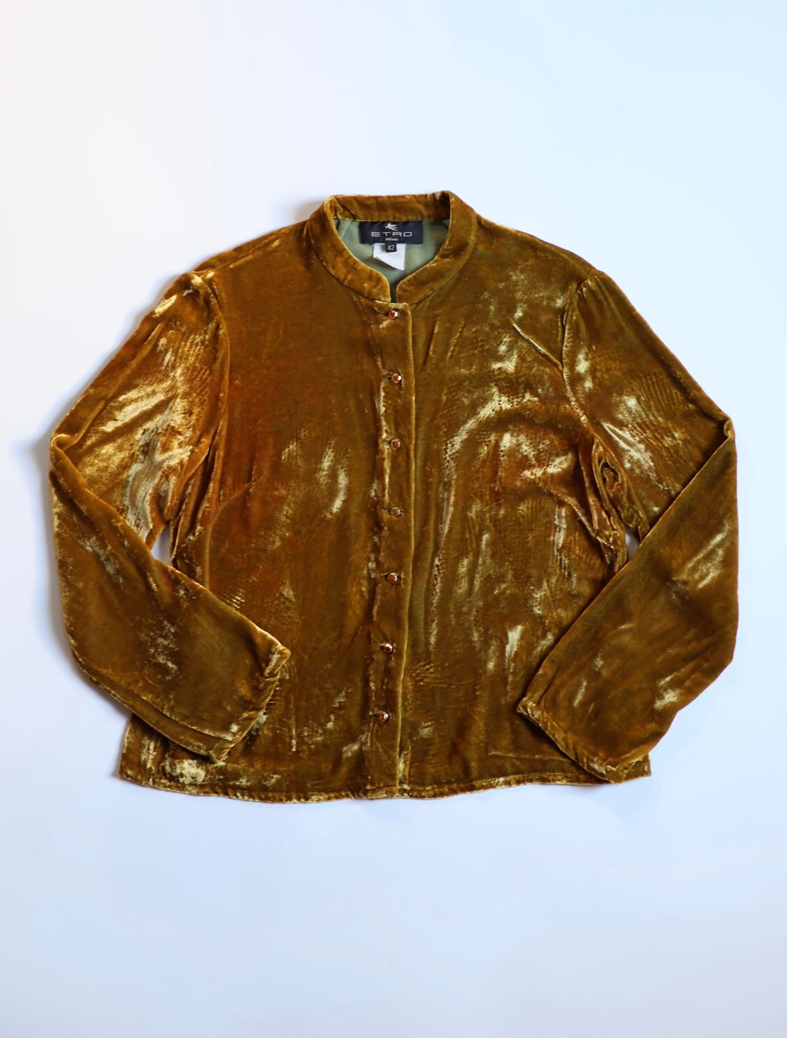 Etro Milano Velvet Blouse