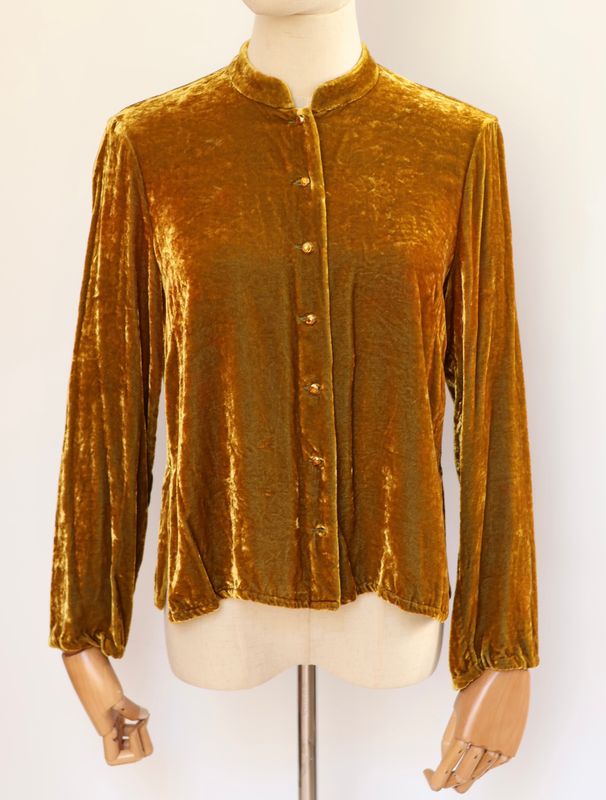 Etro Milano Velvet Blouse