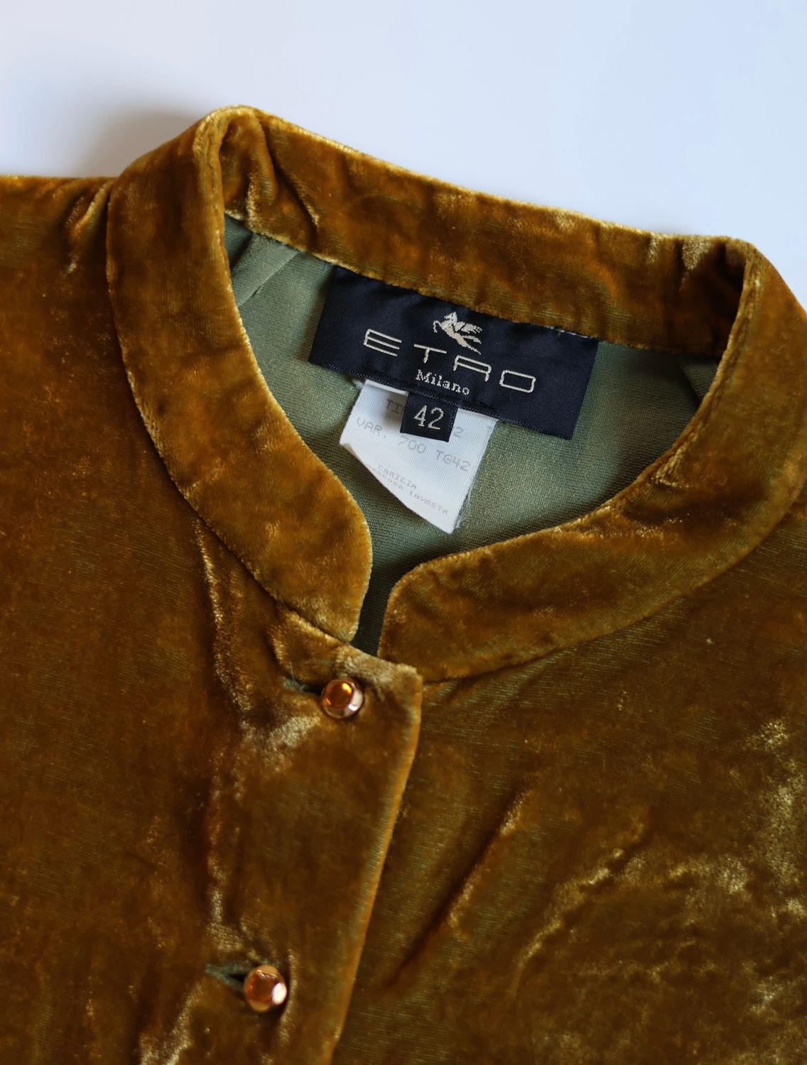 Etro Milano Velvet Blouse