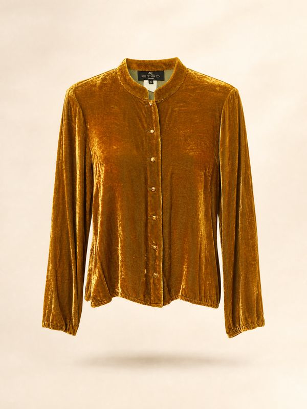 Etro Milano Velvet Blouse