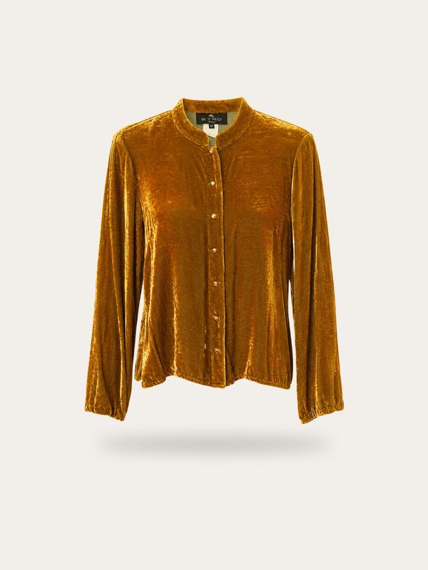 Etro Milano Velvet Blouse
