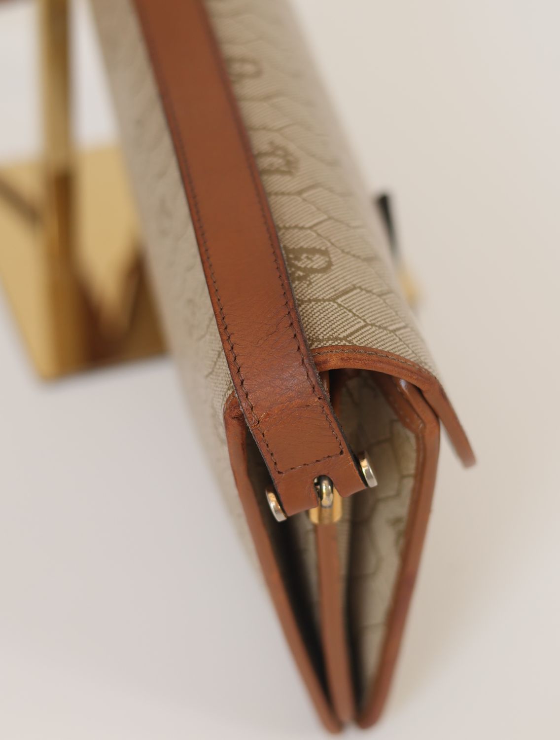 Christian Dior Honeycomb Canvas Bag