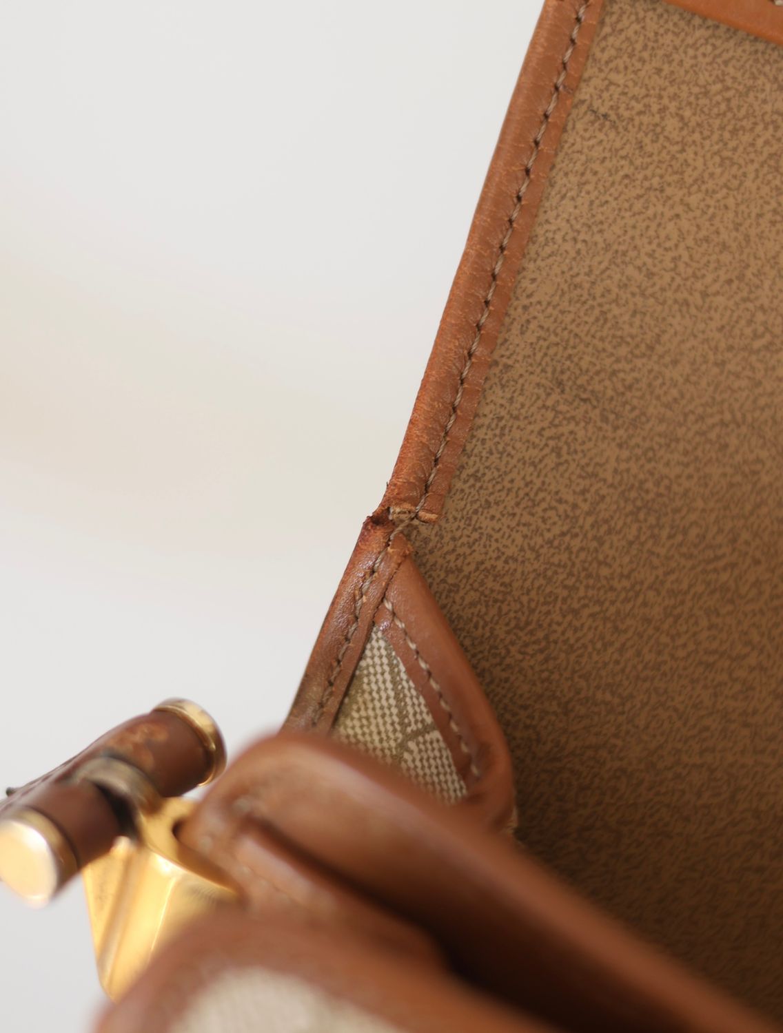 Christian Dior Honeycomb Canvas Bag