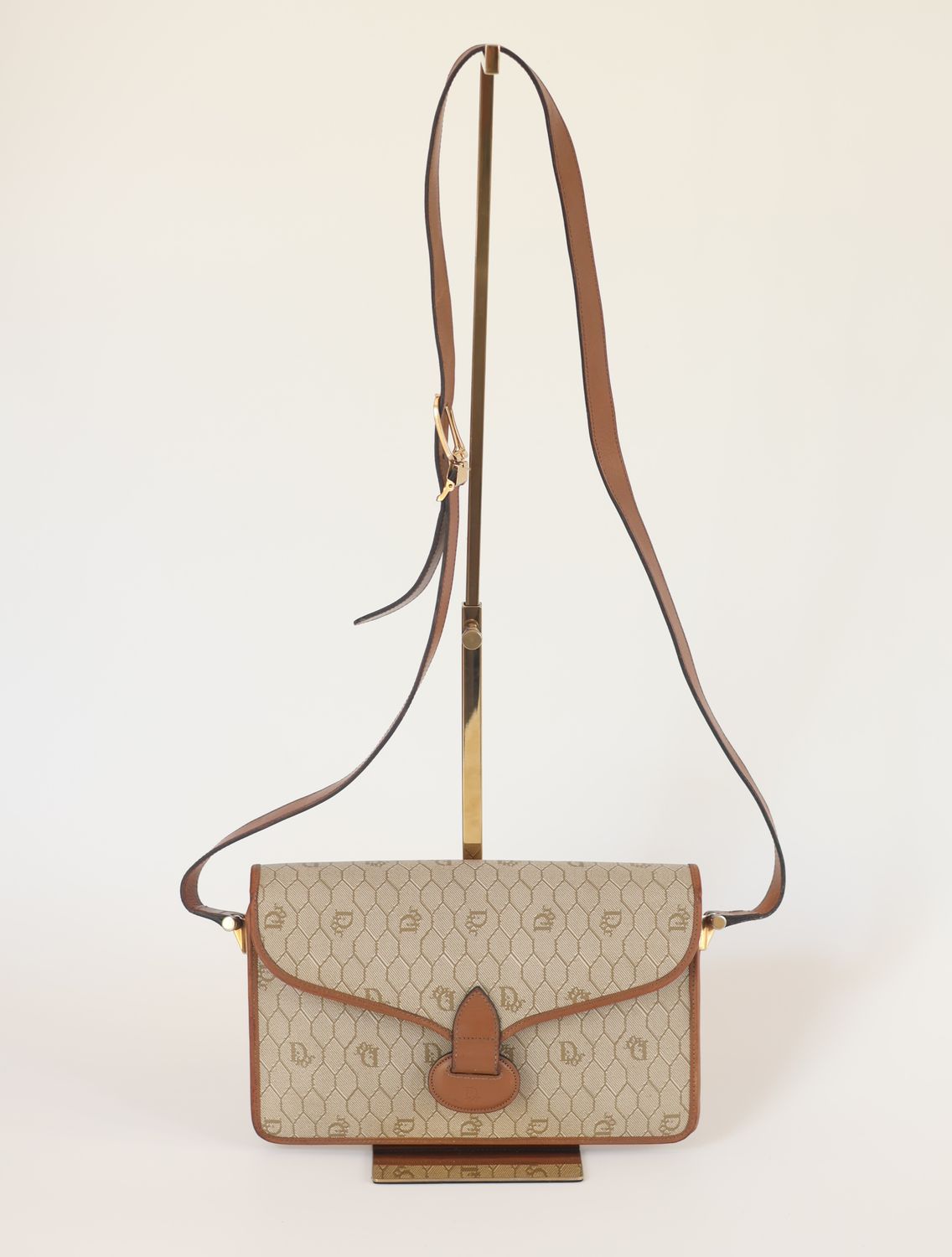 Christian Dior Honeycomb Canvas Bag