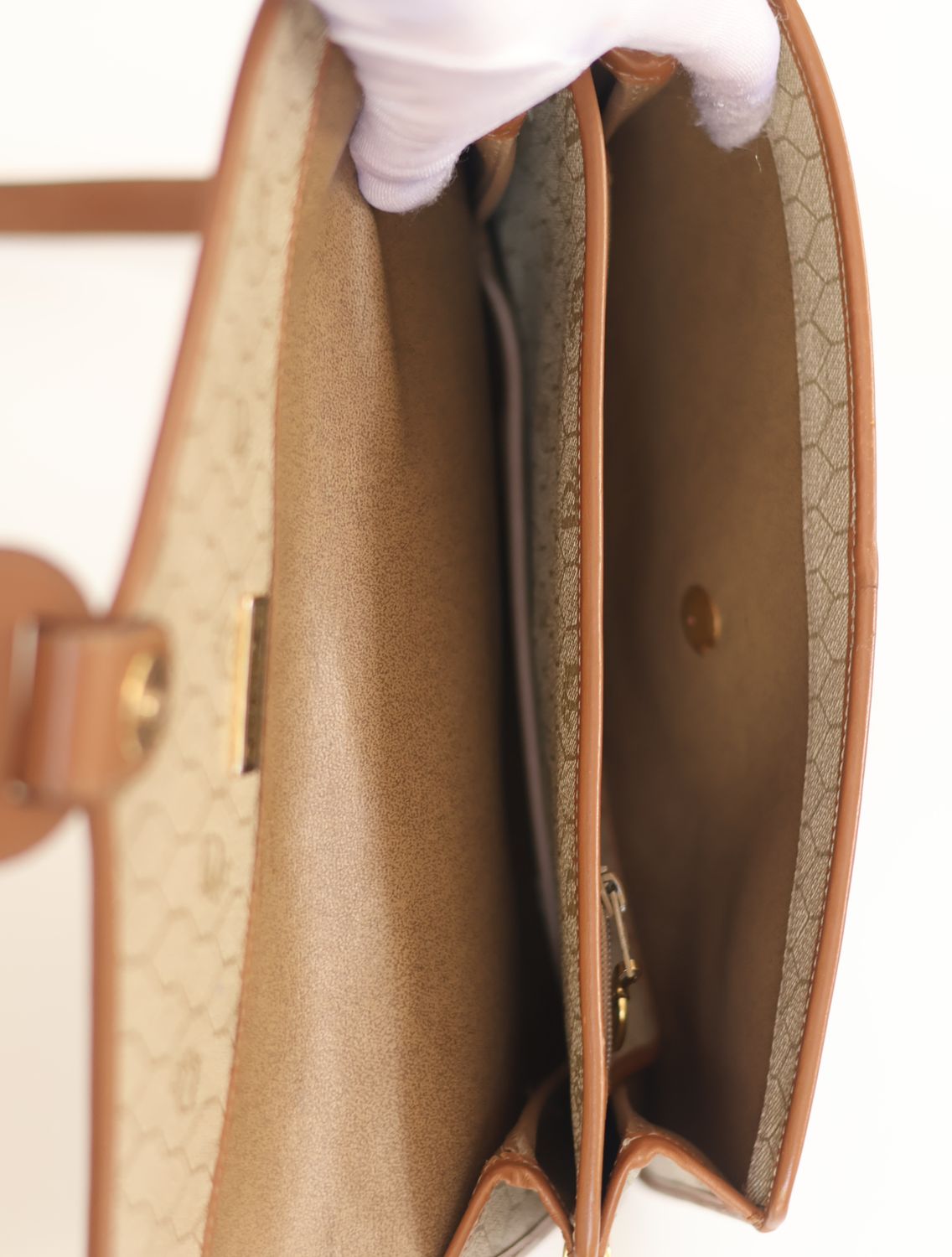 Christian Dior Honeycomb Canvas Bag