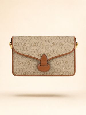 Christian Dior Honeycomb Canvas Bag
