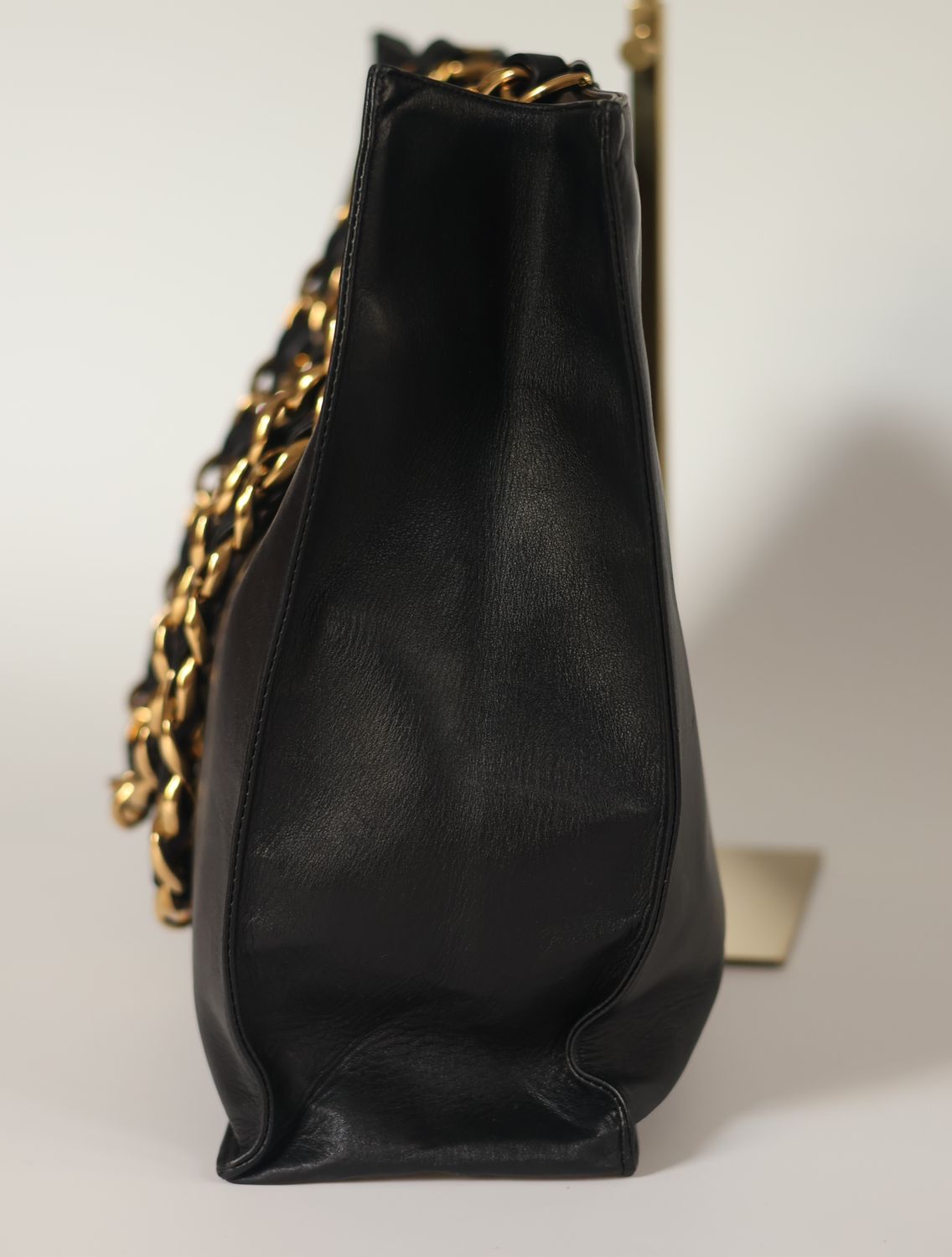 Chanel CC Logo Oversized Tote Bag