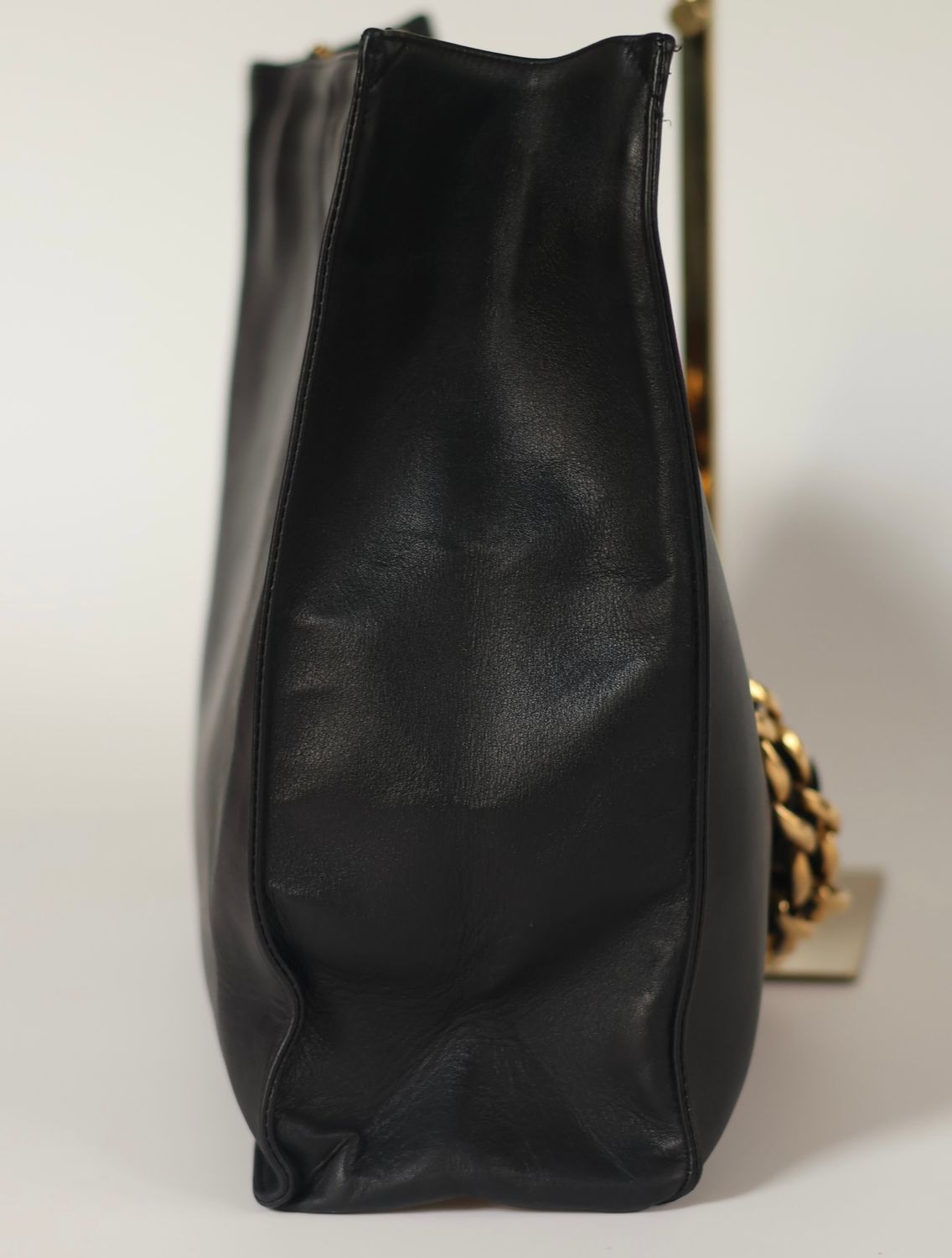 Chanel CC Logo Oversized Tote Bag