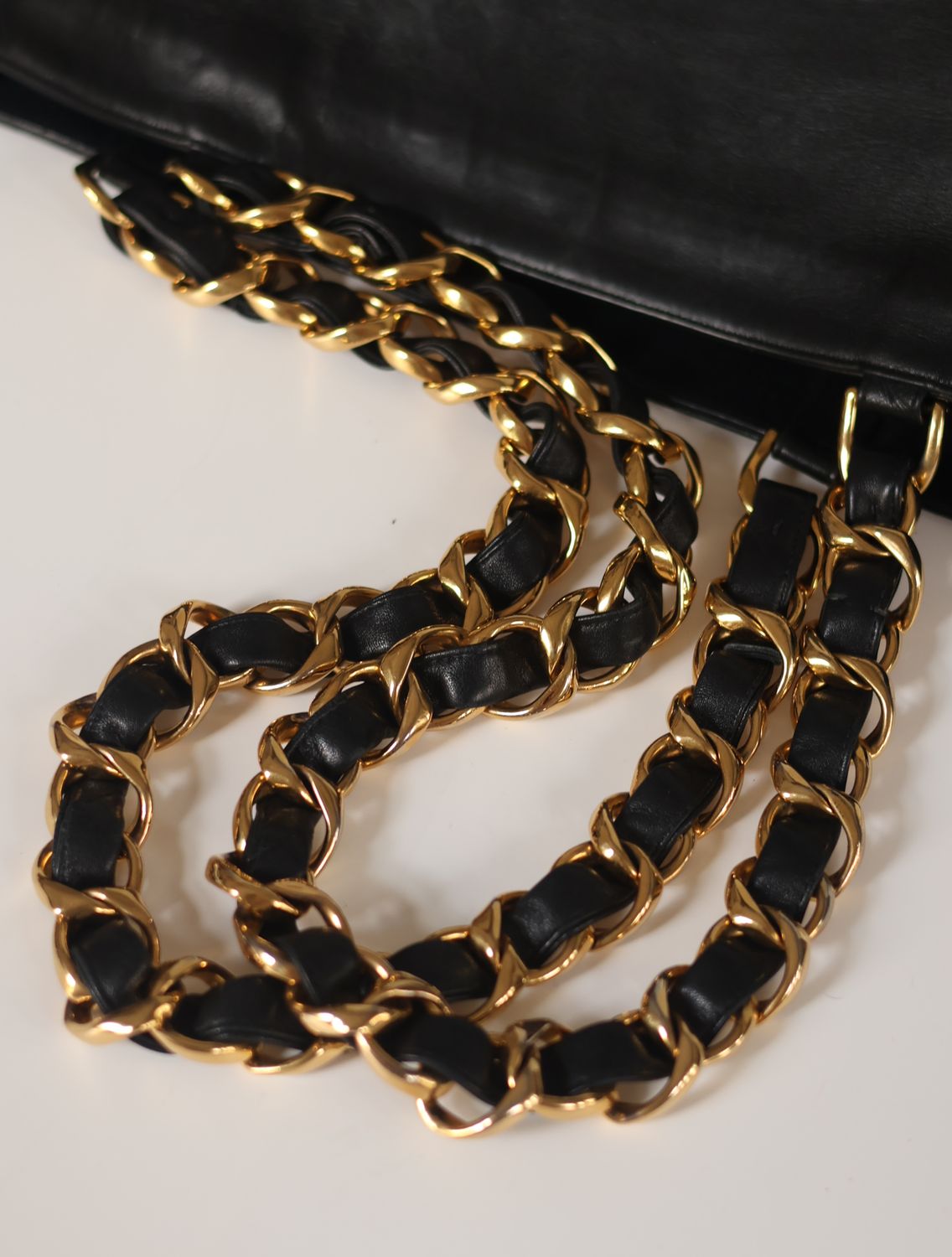 Chanel CC Logo Oversized Tote Bag