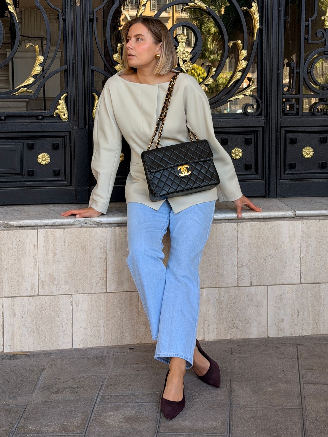 Chanel 24k Timeless Jumbo Bag