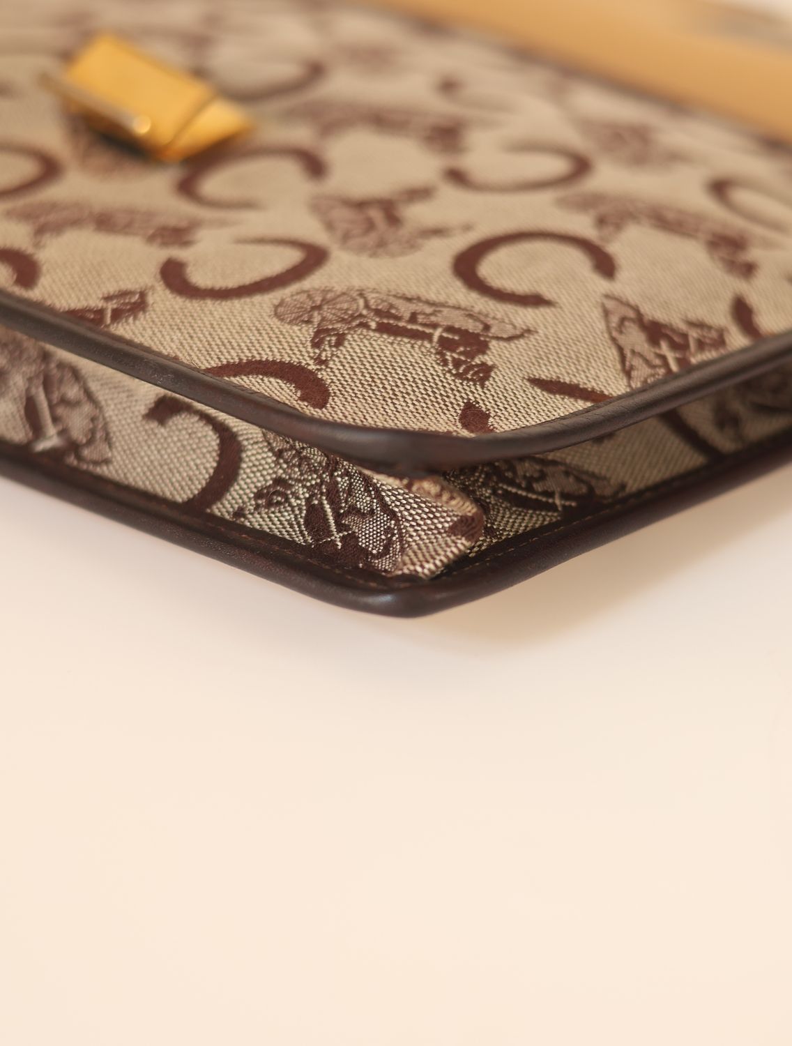 Celine Equestrian Monogram Clutch