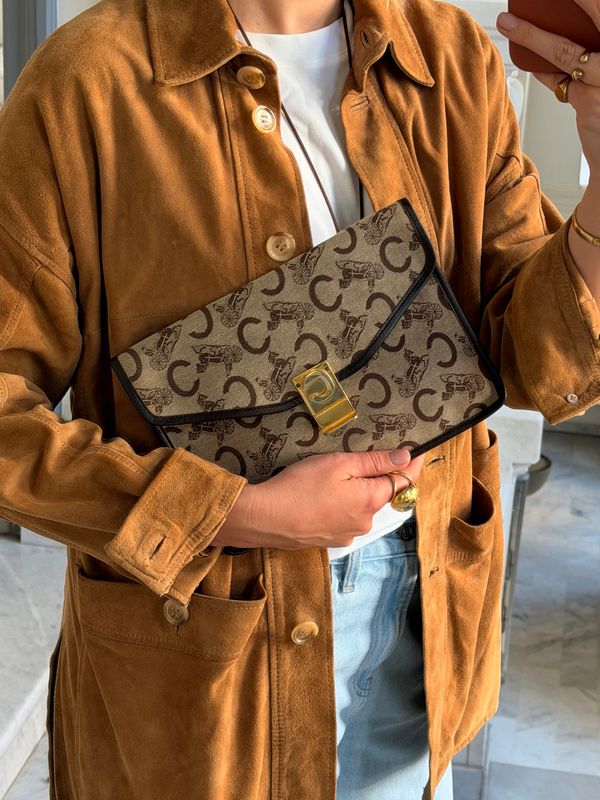 25SS PIETROピエトロ ショルダーバッグ ブラウン POETRO — Vintage & Care