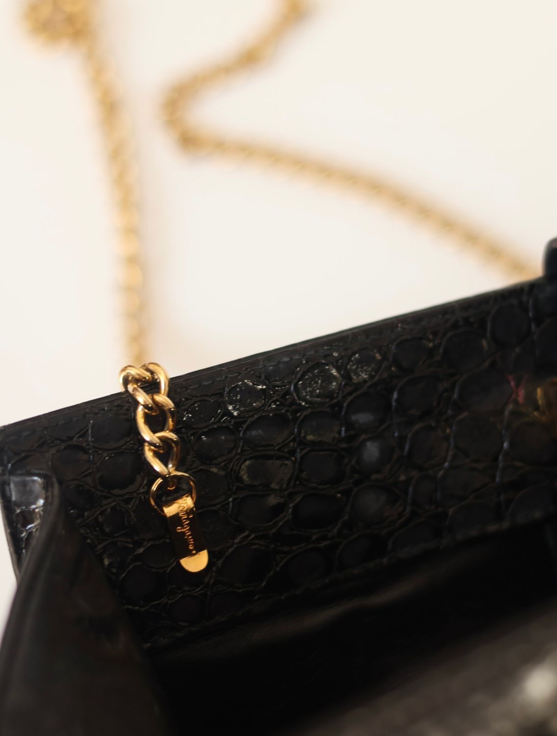 Ferragamo Patent Leather Bag