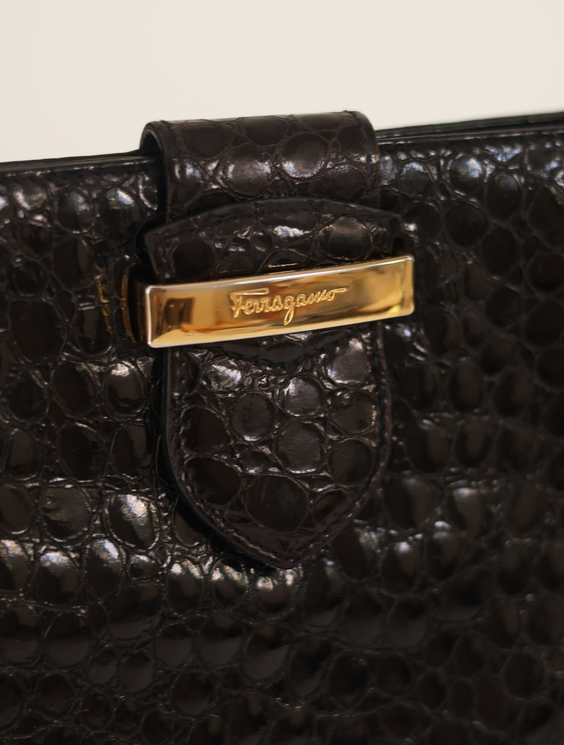 Ferragamo Patent Leather Bag