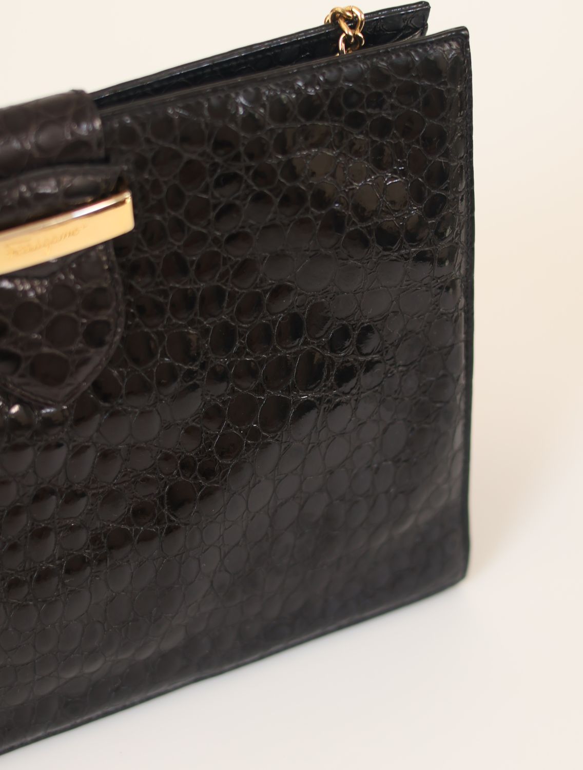 Ferragamo Patent Leather Bag