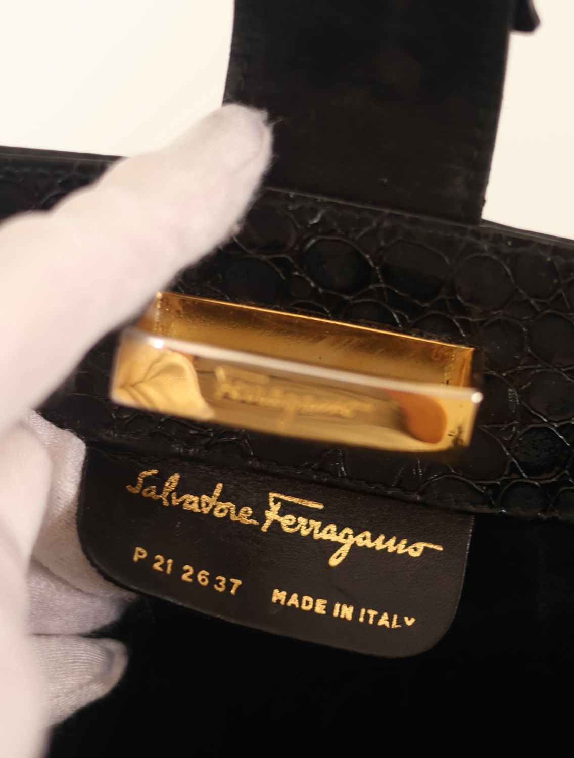 Ferragamo Patent Leather Bag