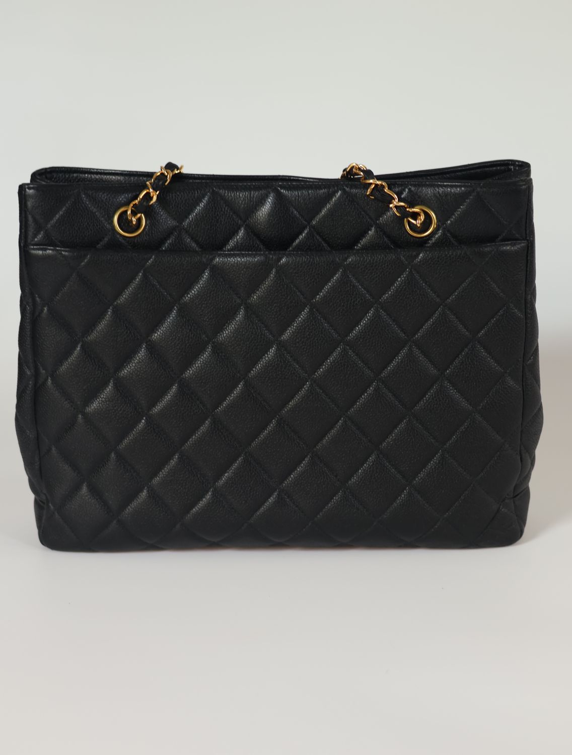 Chanel 24k Quilted Caviar Tote Bag