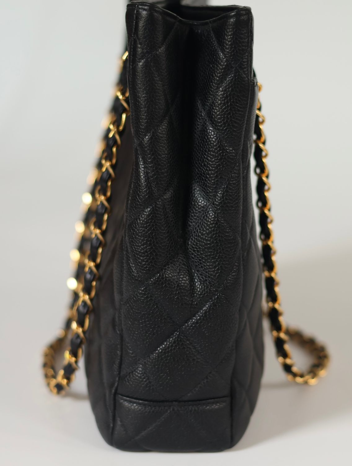 Chanel 24k Quilted Caviar Tote Bag
