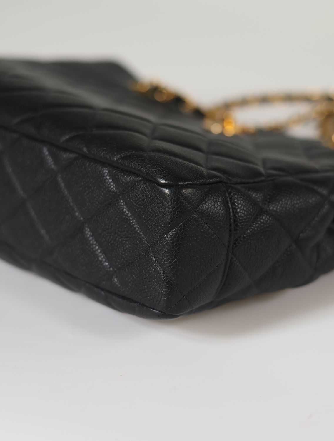 Chanel 24k Quilted Caviar Tote Bag