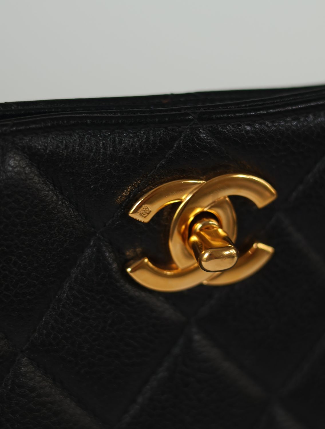 Chanel 24k Quilted Caviar Tote Bag