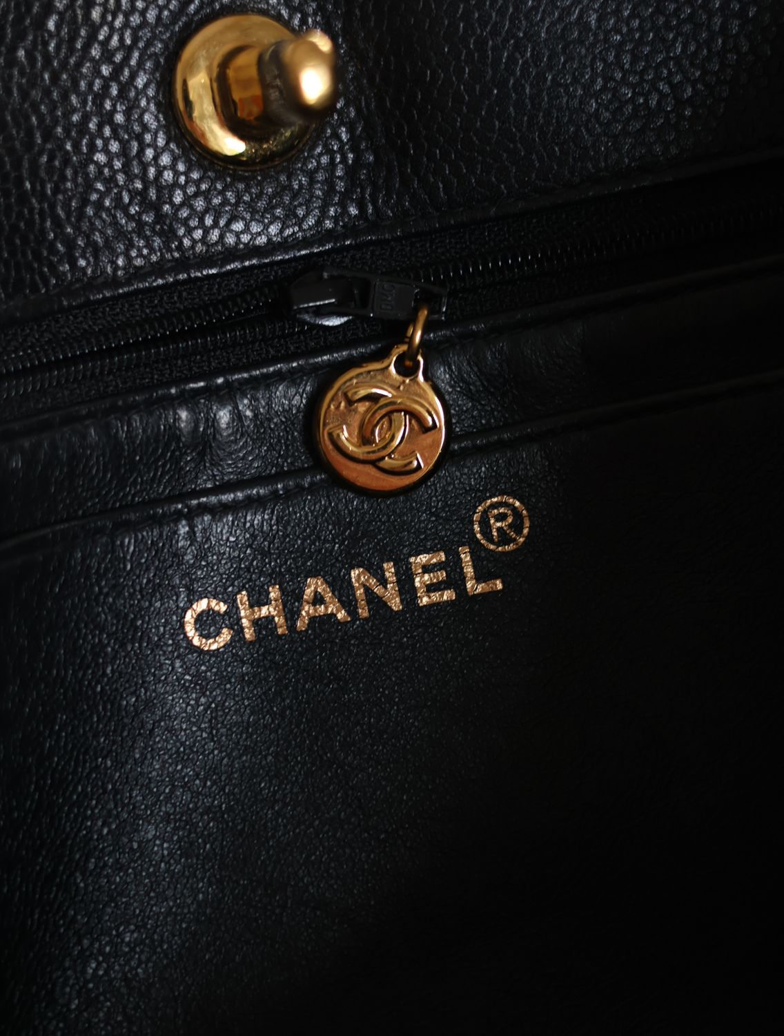 Chanel 24k Quilted Caviar Tote Bag
