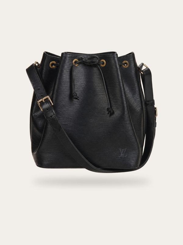 Louis Vuitton Noe PM Black Epi Bag